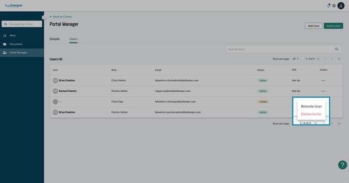 Portal-manager  How do I resend an invite if the users Welcome Email has expired