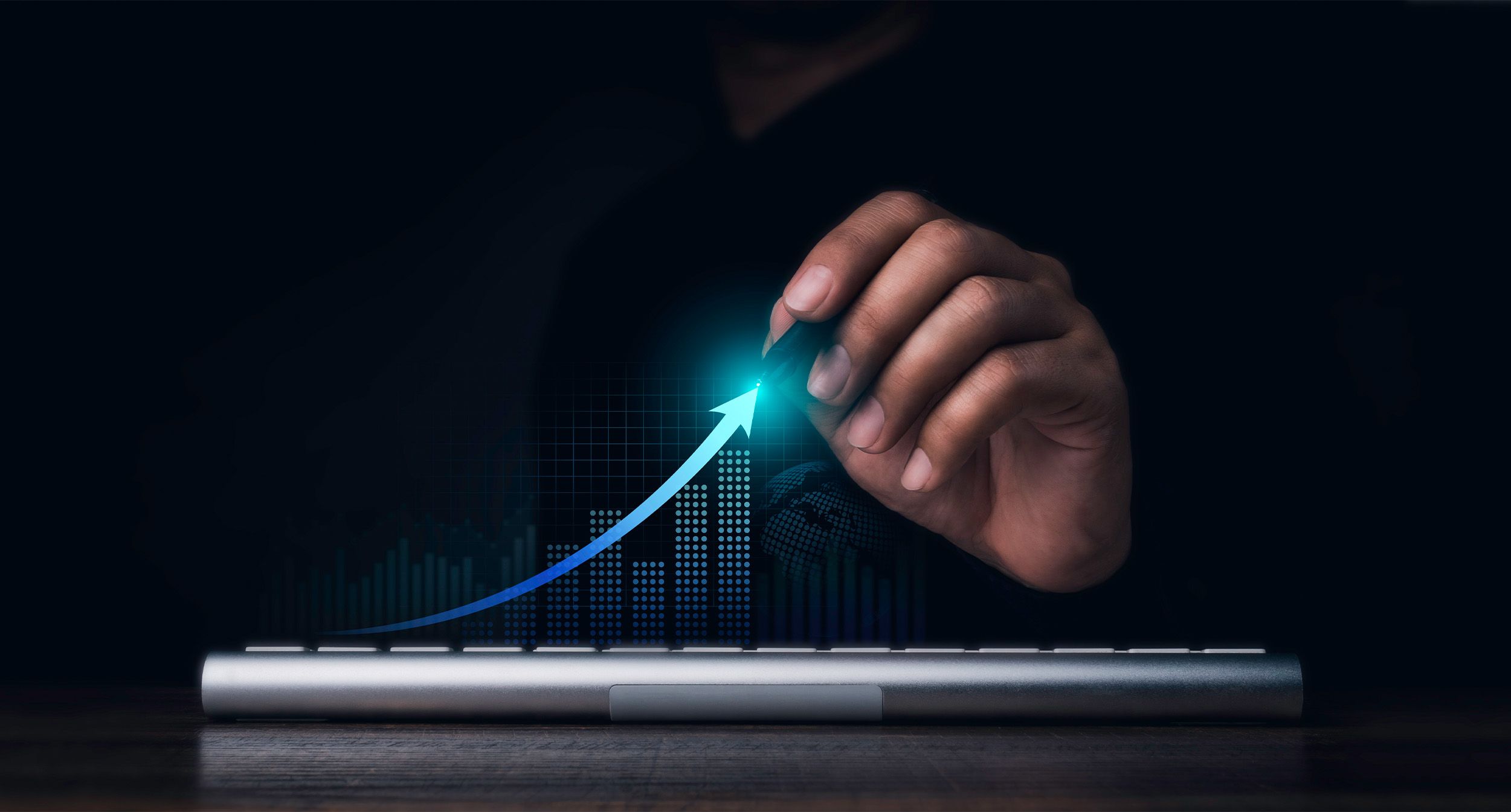 investment-technology-financial-return-investment-roi-concepts-increasing-arrow-exponential-curve-progress-business-performance-charts-draws-by-pen-hand-dark-background-botkeeper