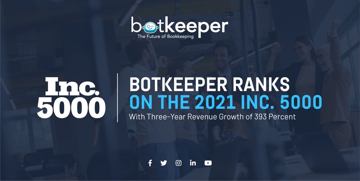 Botkeeper Ranks on the 2021 Inc 5000