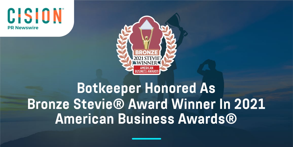 Bronze Stevie Award Winner In 2021