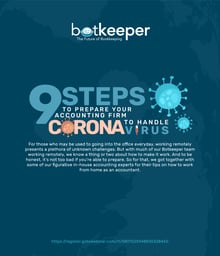 9 Steps to Prepare Your Accounting Firm to Handle Coronavirus Inforgraphic