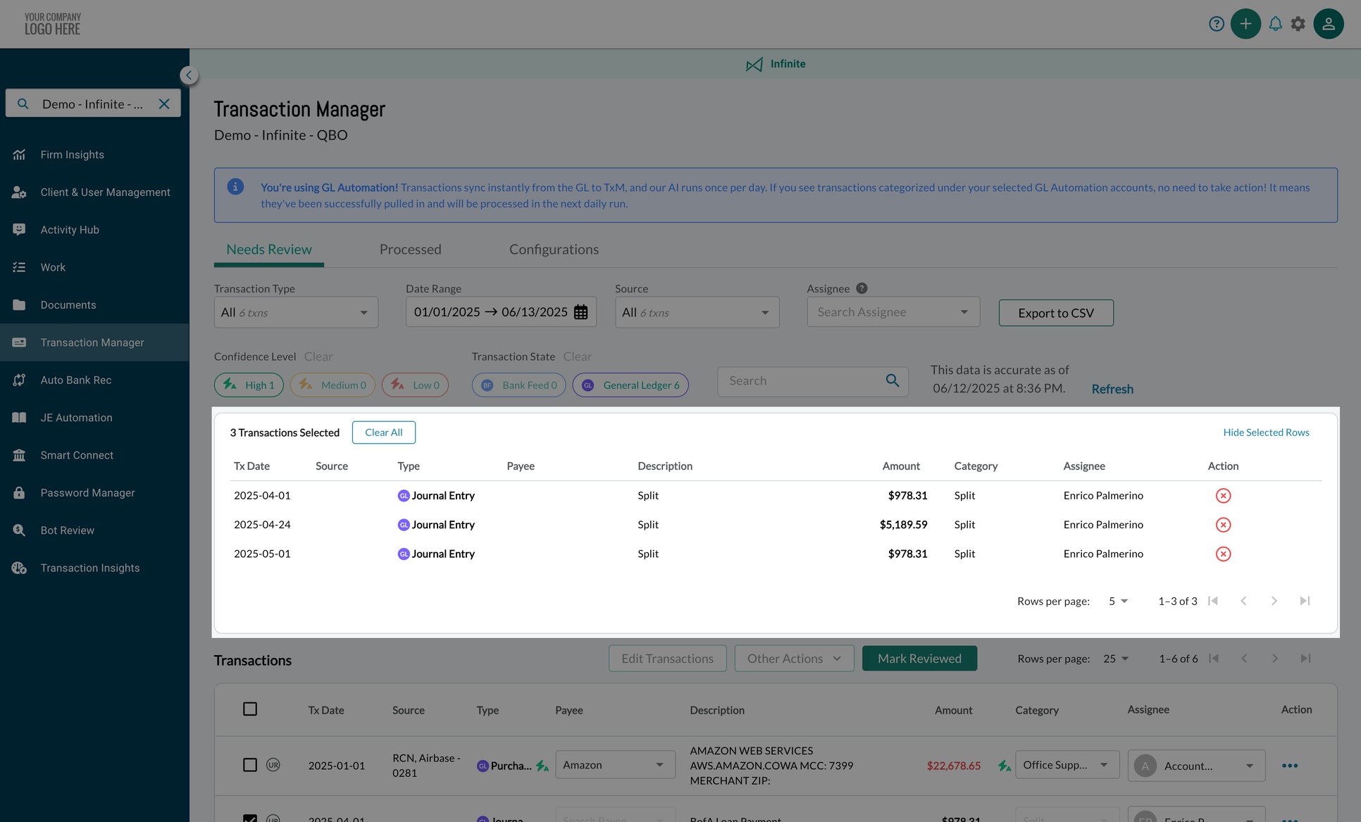 Transaction Manager Overview