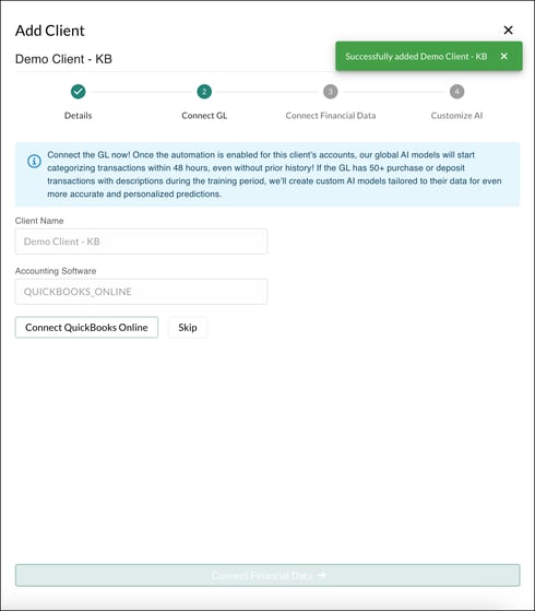 Step 2 connect GL