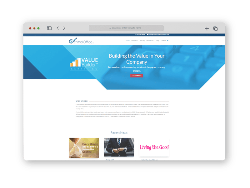 centraloffice llc website