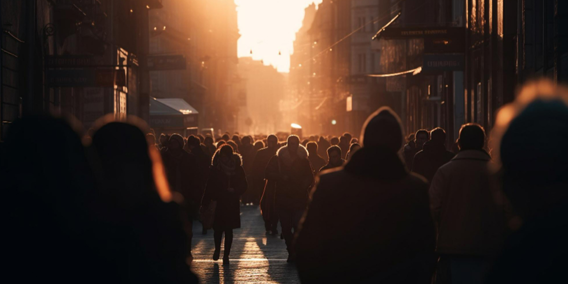 silhouettes-tourists-walking-crowded-city-streets