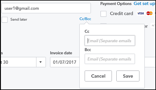 create invoice quickbooks