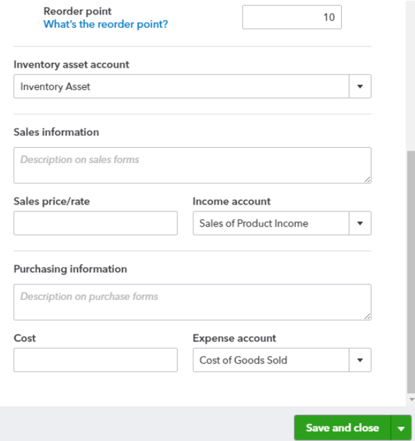 quickbooks online tutorial, quickbooks products and services 5
