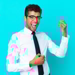 young-business-brazilian-man-isolated-blue-background-making-guitar-gesture