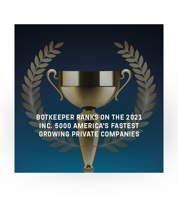 Inc 5000 2021 ranks Botkeeper