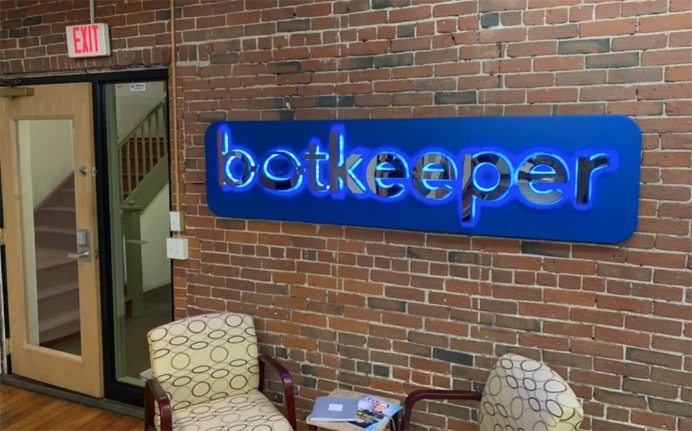 Botkeeper office signage
